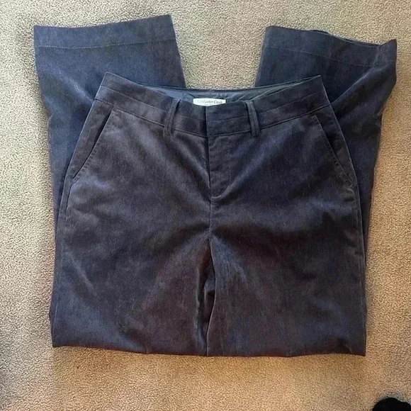 Coldwater Creek Trouser Fit gray corduroys – with a touch of  stretch. 8 Petite - Picture 9 of 12